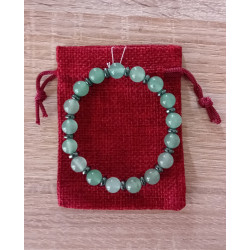 pochette cadeau toile de jute coloré x1