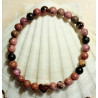 Bracelet rhodonite cœur 6 mm