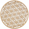 Fleur de vie en bois 10 cm