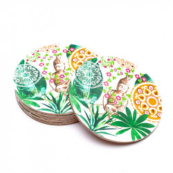 Dessous de verre bouddha x6
