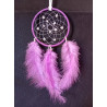 Attrape rêves quartz rose 10 cm