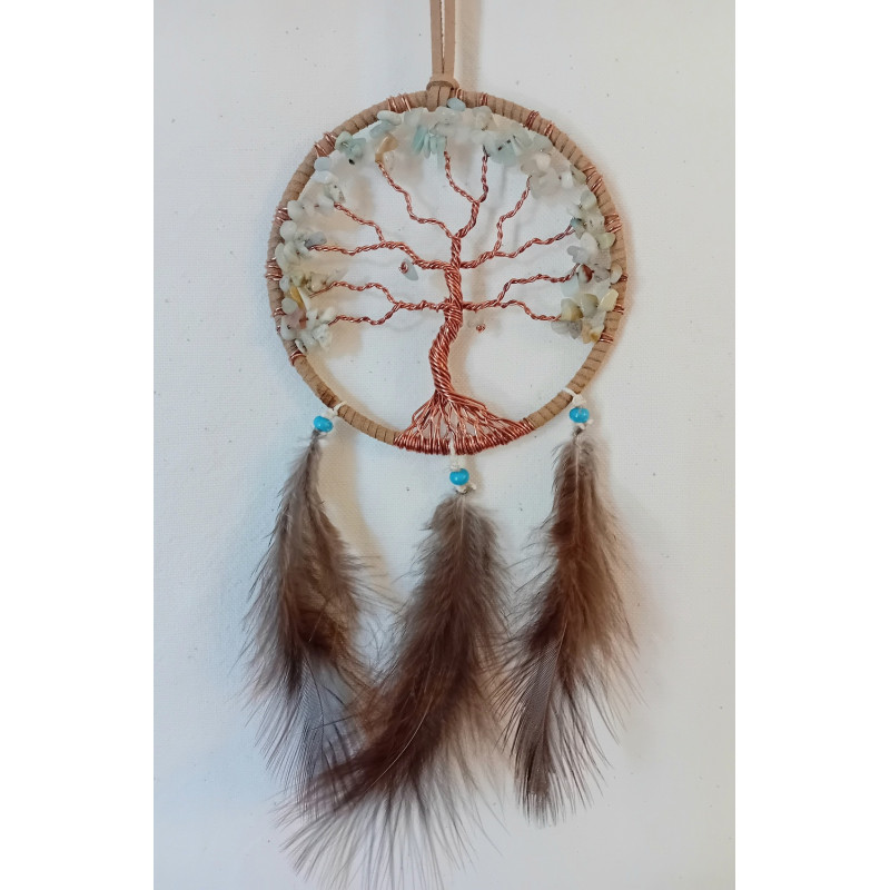 Porte bonheur de voiture amazonite