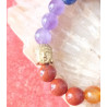 Bracelet 7 Chakras bouddha doré