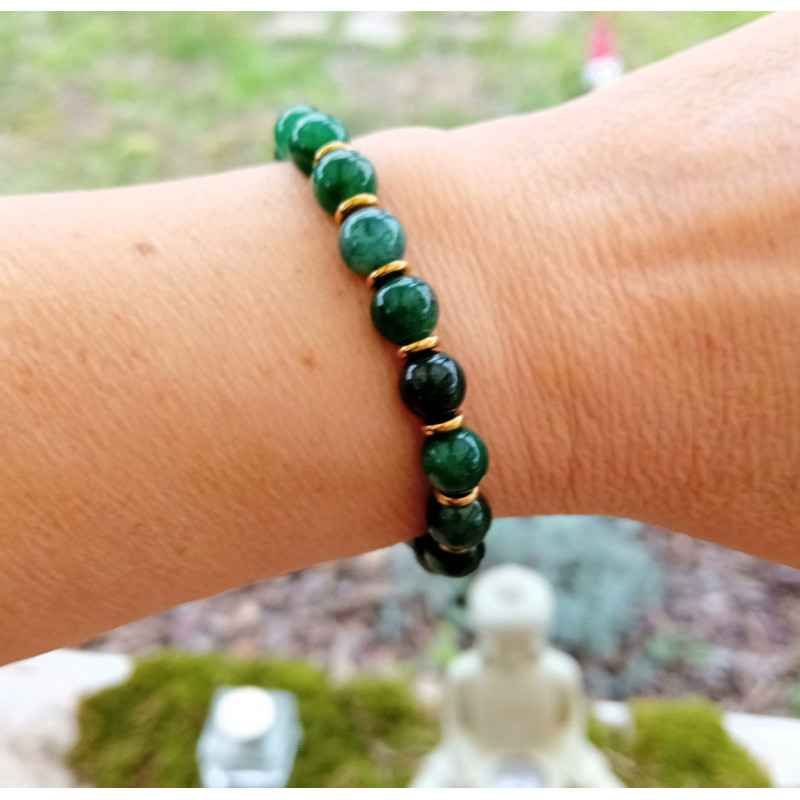 Bracelet Emeraude 8 mm