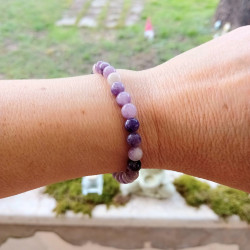 Bracelet Lépidolite 6mm