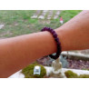 Bracelet Lépidolite 6 mm foncé