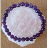 Bracelet Lépidolite 6 mm foncé