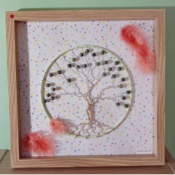 Cadre arbre de vie serpentine