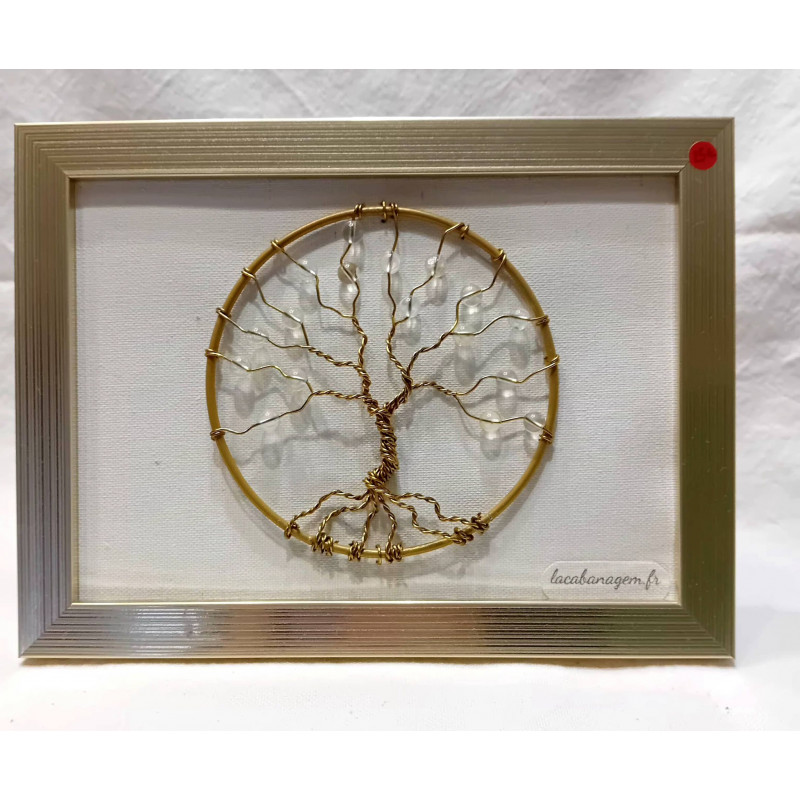 Cadre arbre de vie citrine