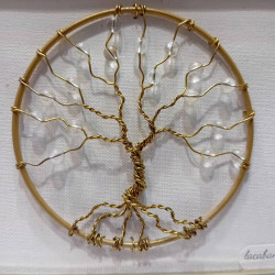 Cadre arbre de vie citrine