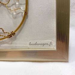 Cadre arbre de vie citrine