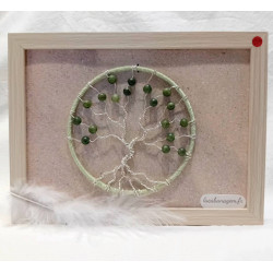 Cadre arbre de vie jade