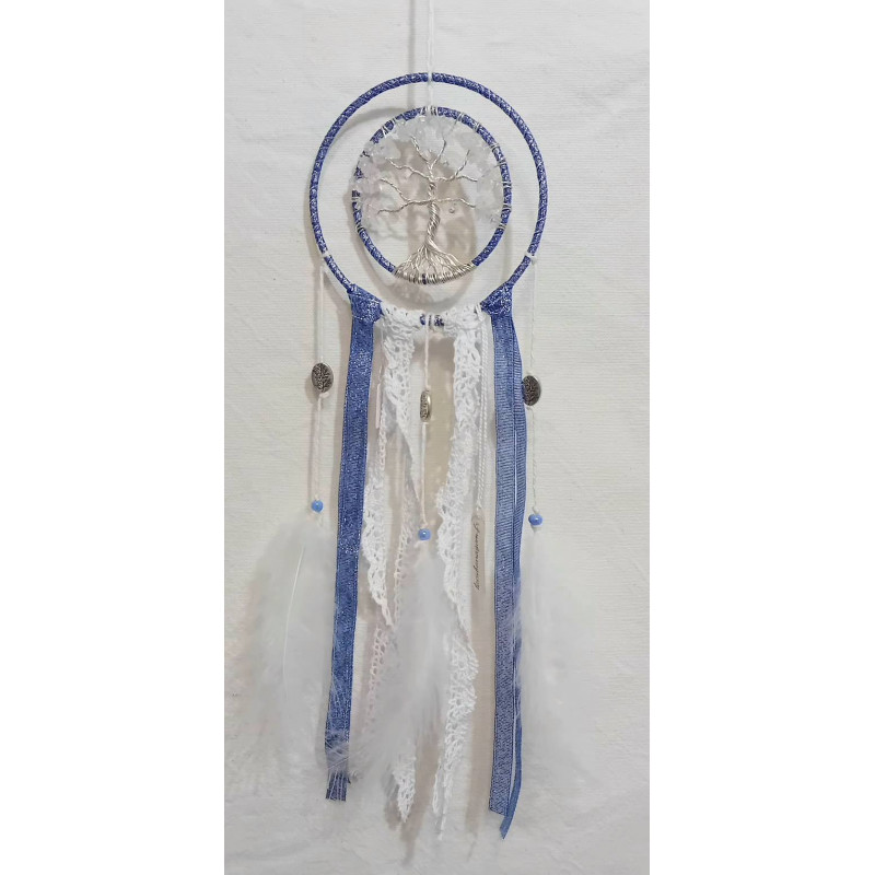 Suspension arbre de vie cristal de roche