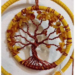 suspension arbre de vie ambre