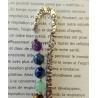 Marque-pages argenté arbre de vie 7 chakras