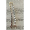 Marque pages howlite arbre de vie argenté 8 mm