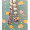 Marque pages howlite arbre de vie argenté 8 mm