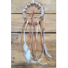 Suspension arbre de vie agate blanche