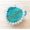 Bracelet pierre de lune facetté 8 mm
