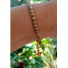 Bracelet élégance – améthyste opale rose & Cristal de roche