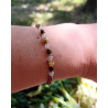 Bracelet élégance – obsidienne noire & Cristal de roche