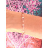 Bracelet Élégance – Rubis, Opale rose & Cristal de roche
