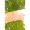 Bracelet élégance – améthyste & Cristal de roche