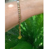 Bracelet élégance – obsidienne noire & Cristal de roche