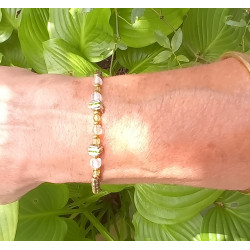 Bracelet élégance péridot &...